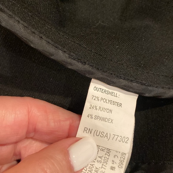 INDITEX Fabulous ladies unique black blazer with belt, size Medium - Picture 11 of 16